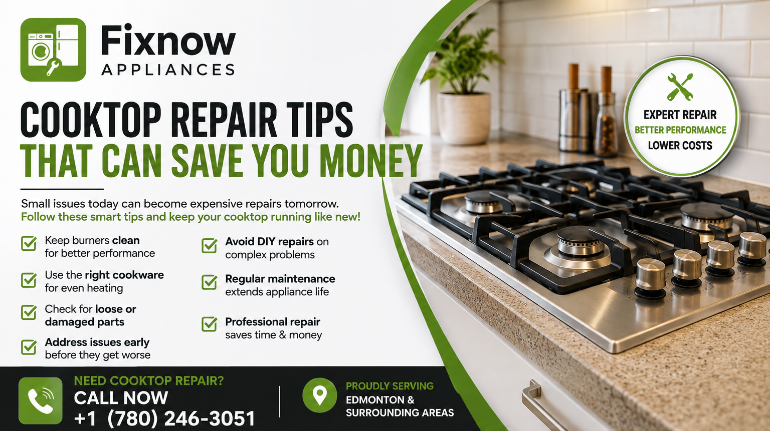 Cooktop Repair Tips That Can Save You Money | FixNow Appliances